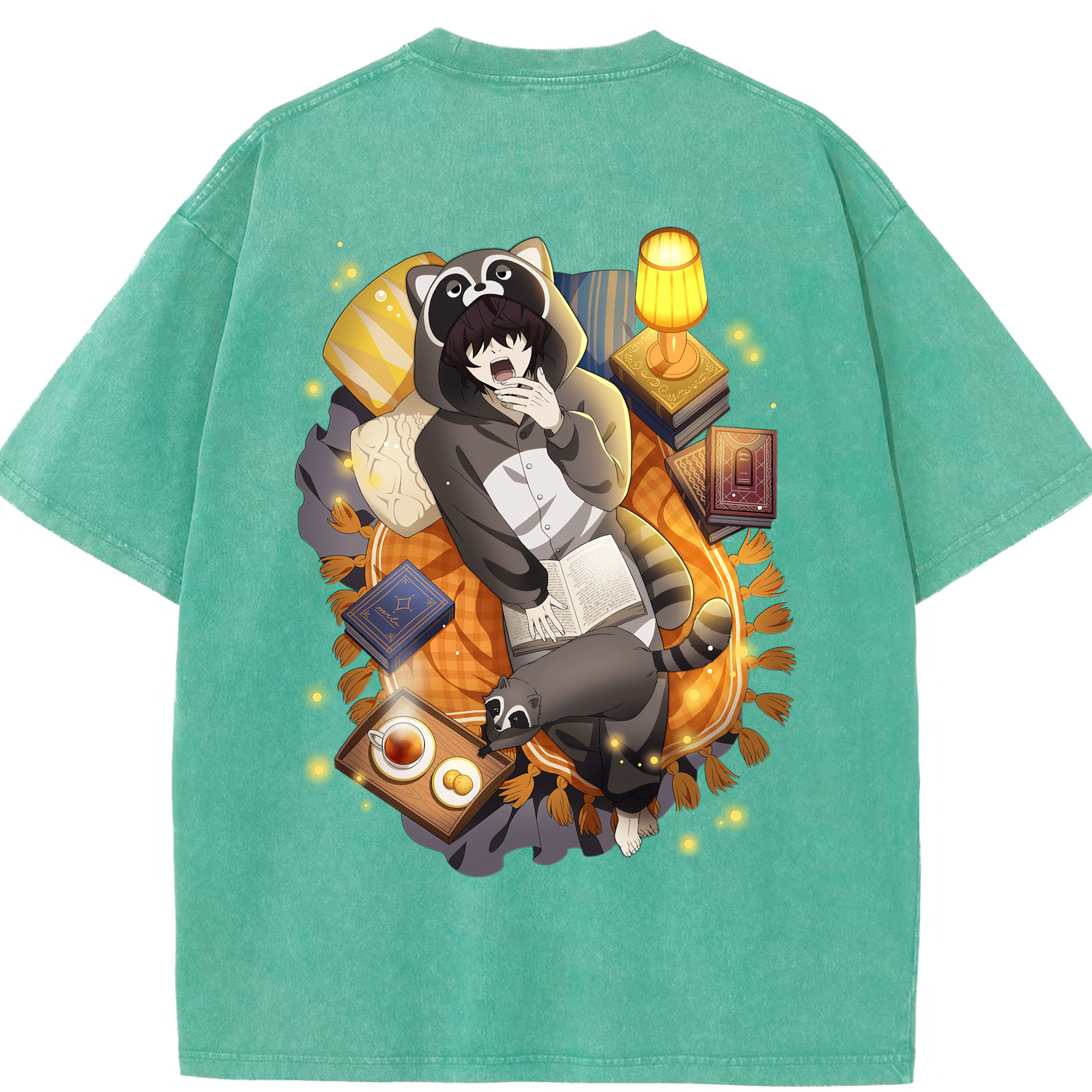 （画像用） 文豪ストレイドッグス Bungo Stray Dogs 綿100% ヴィンテージ風 半袖Tシャツ（背面プリント）